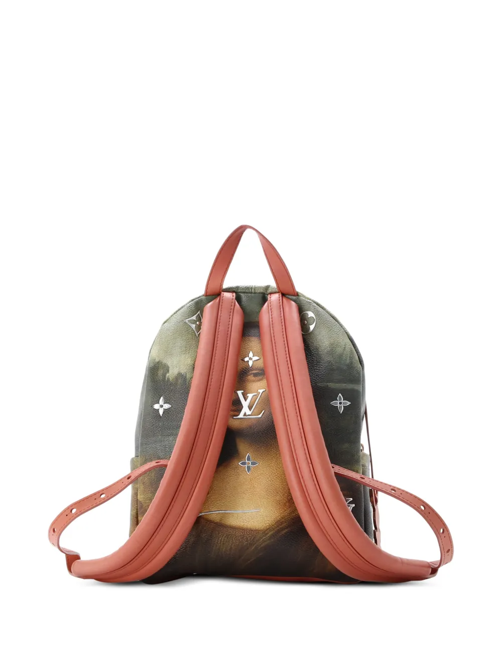 Louis Vuitton Pre-Owned Palm Springs Limited Edition Jeff Koons Da Vinci Print Canvas PM backpack | Estilos de archivo | Image 2