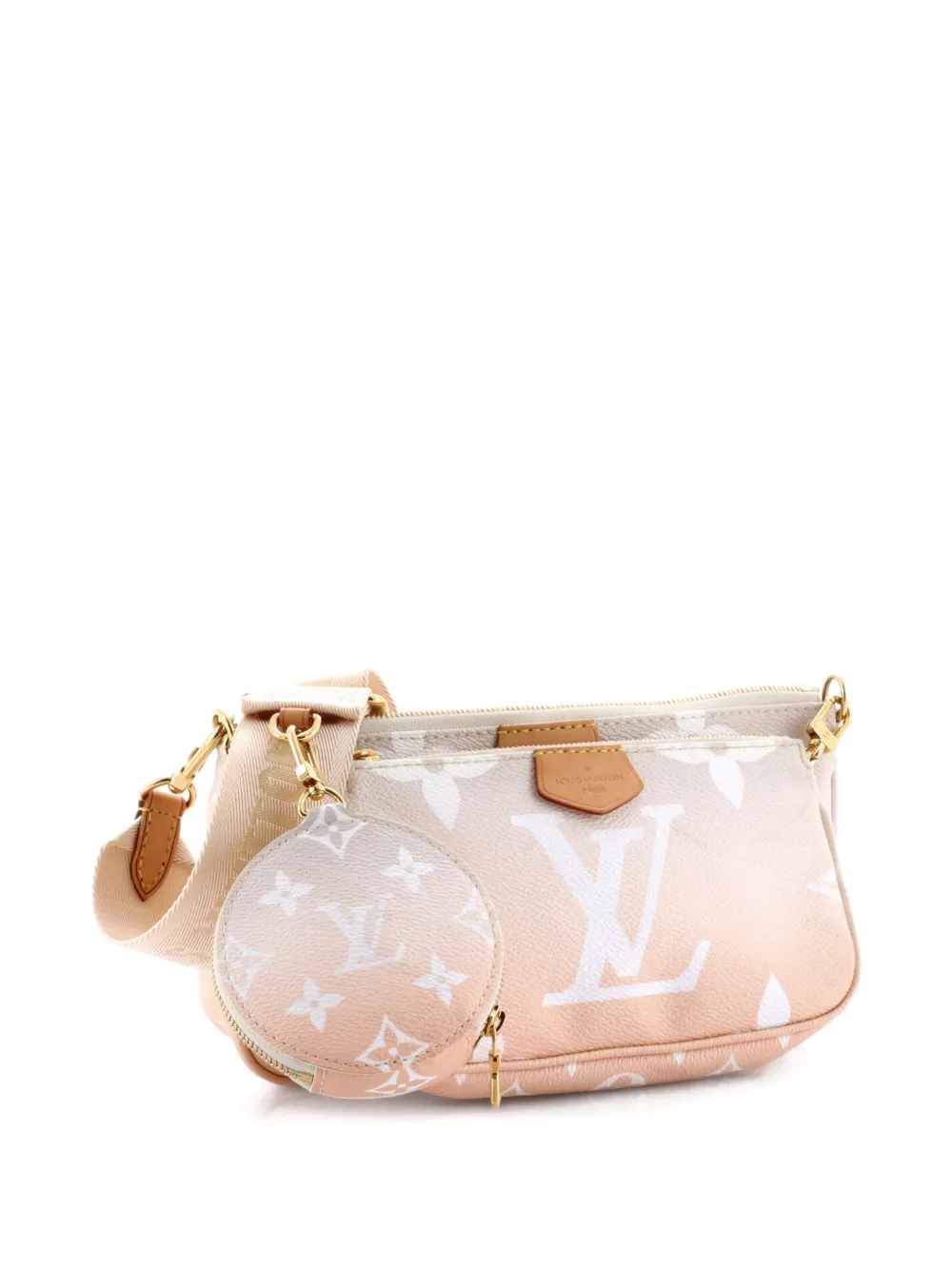 Pre-owned Louis Vuitton Multi Pochette Accessoires By The Pool Monogram Giant Crossbody Bag