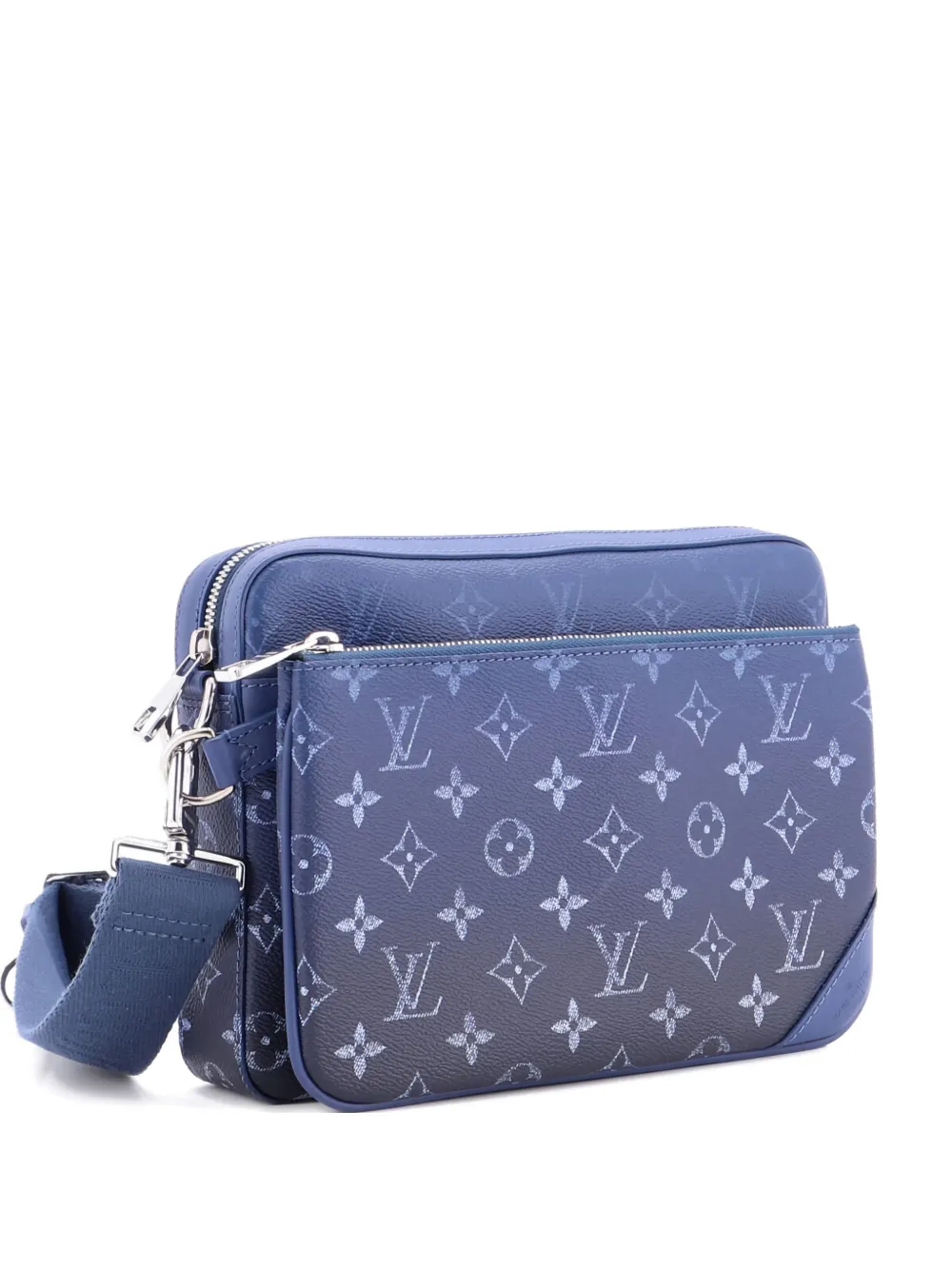 Louis Vuitton Pre-Owned Trio Messenger Bag Monogram Gradient shoulder bag - Blu