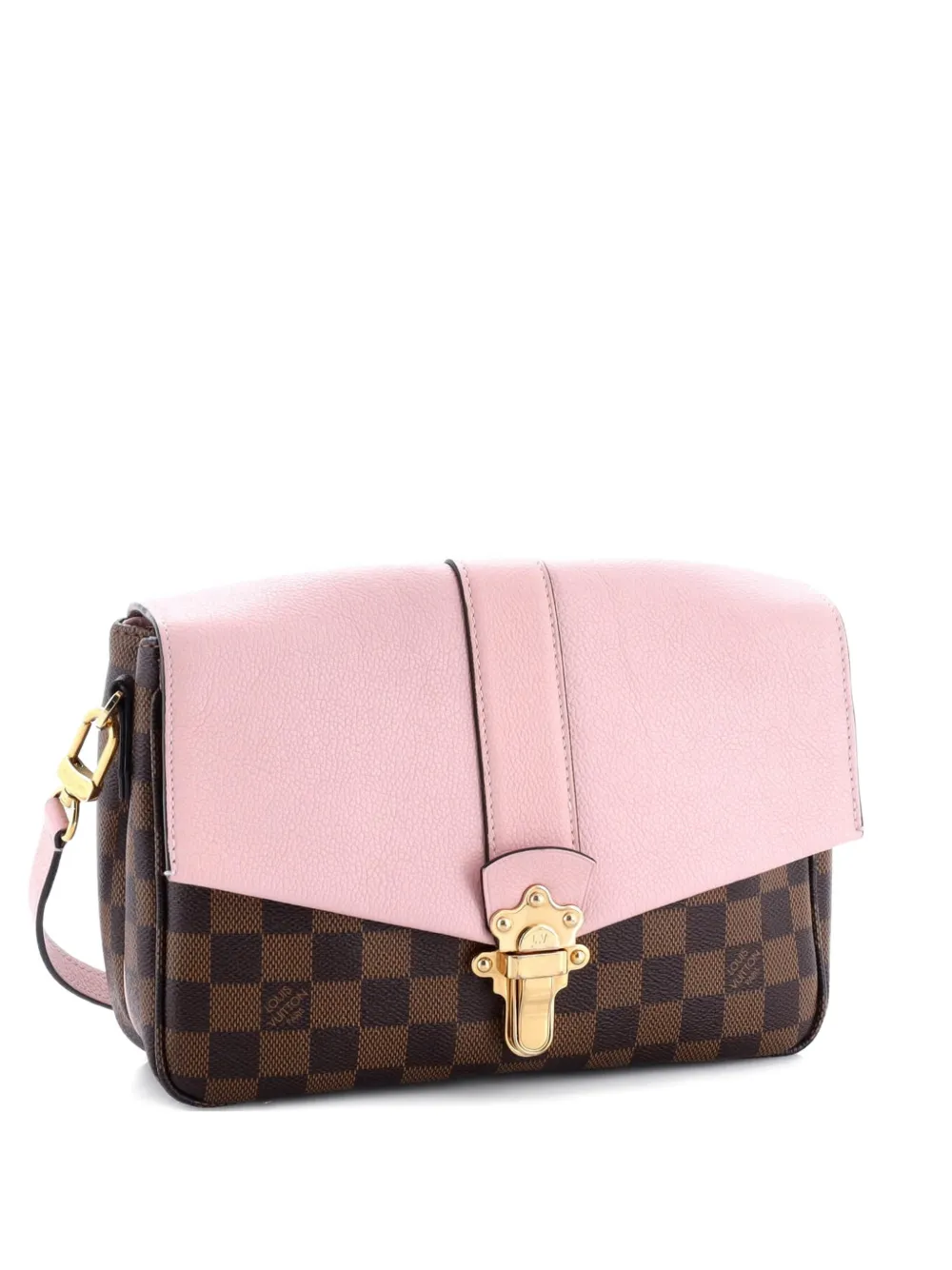Louis Vuitton Pre-Owned Clapton Handbag Damier and Leather PM crossbody bag - Marrone