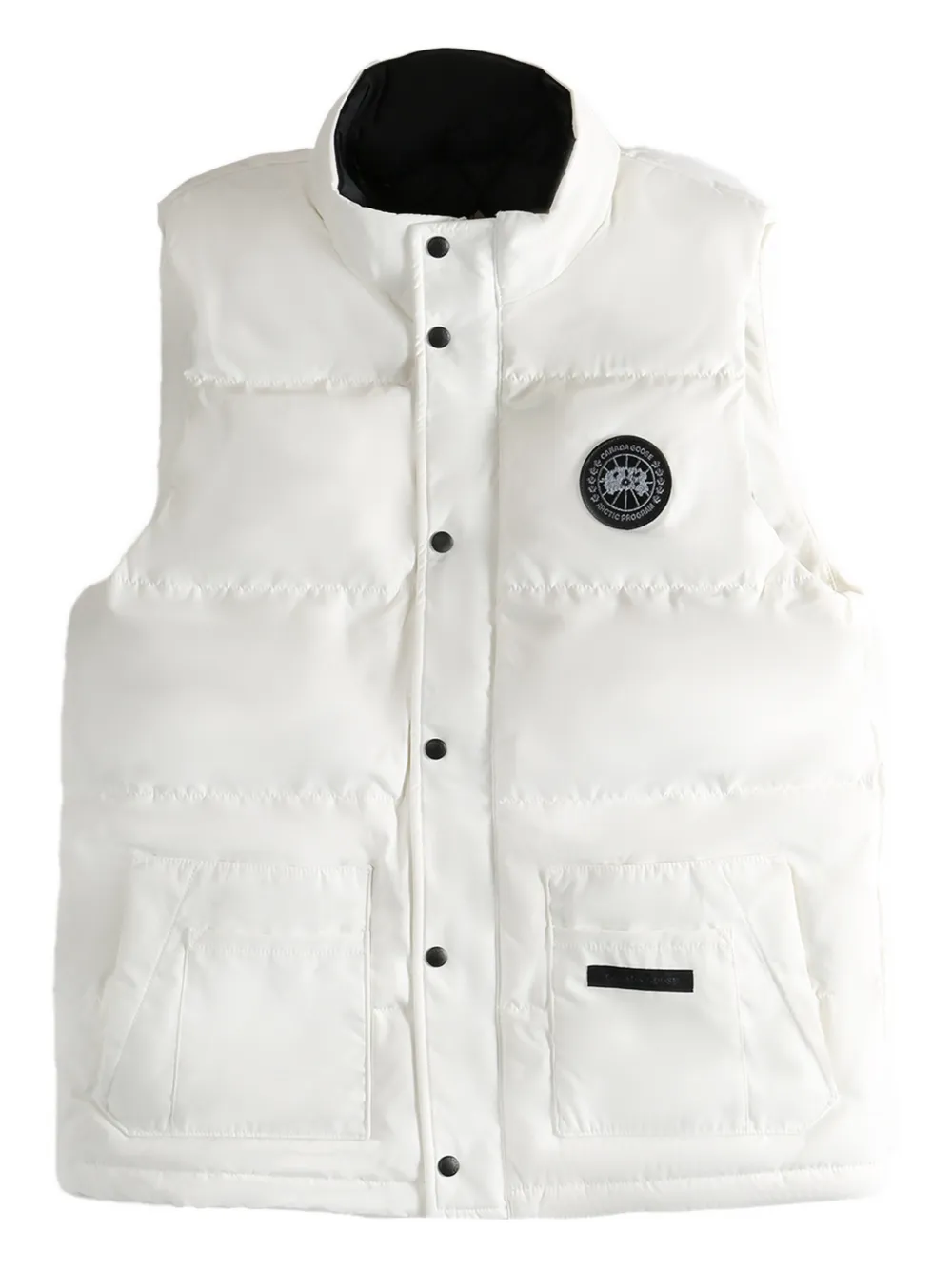 Canada Goose button.fastening quilted gilet - Bianco