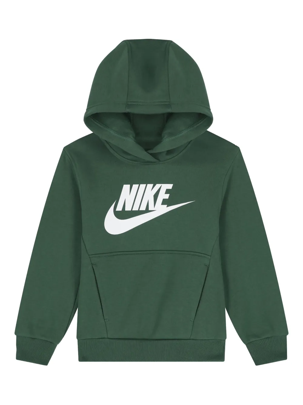 Nike Logo-print Hoodie In Green