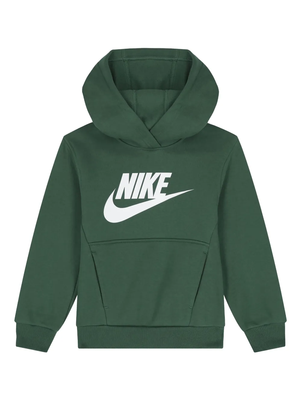 Nike Kids logo-print hoodie - Verde