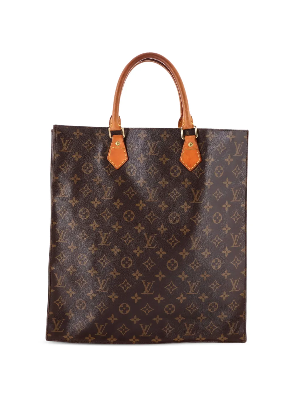 Louis Vuitton Pre-Owned Sac Plat Bag Monogram Canvas tote bag - Marrone