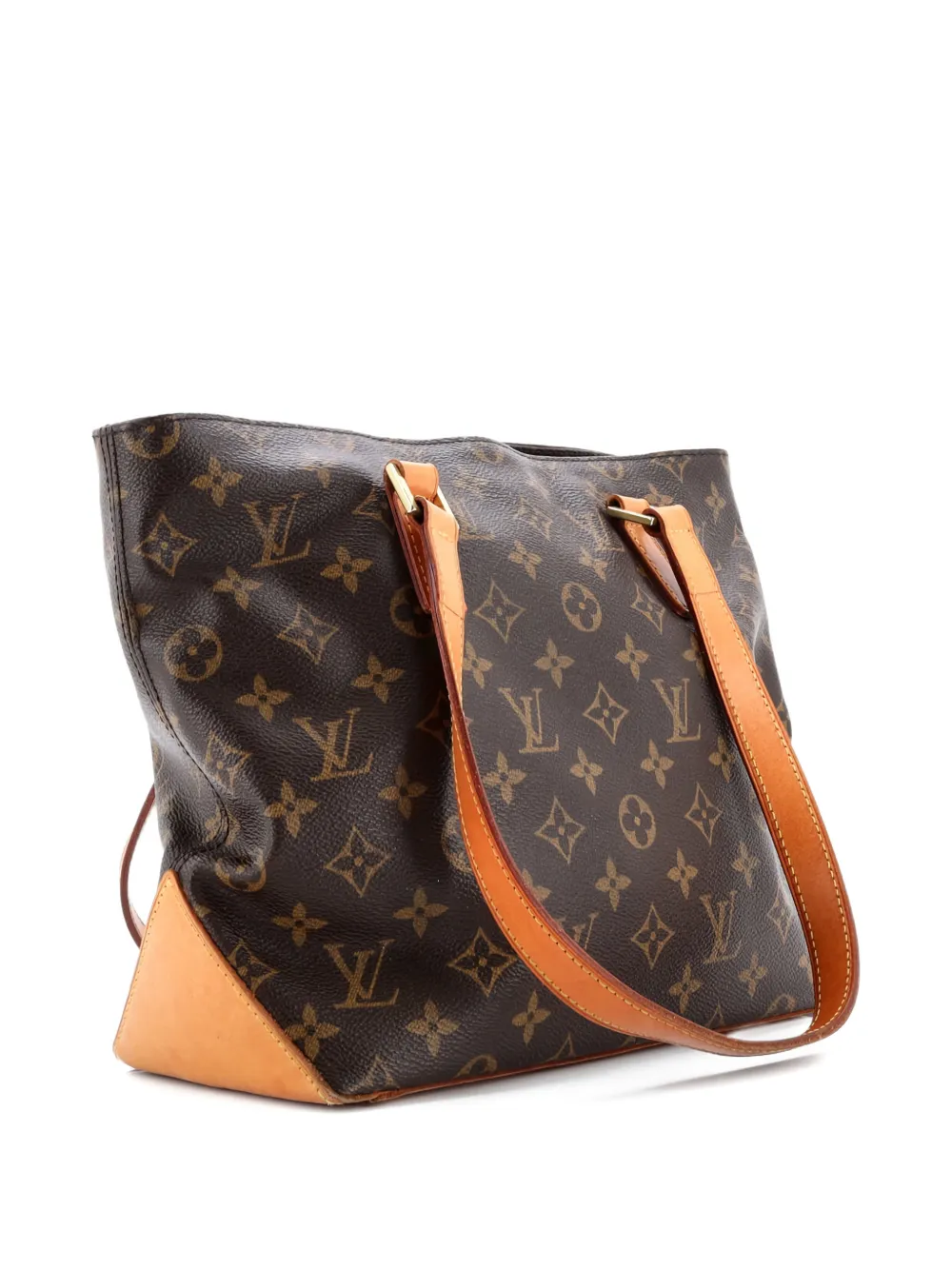 Pre-owned Louis Vuitton Cabas Piano Monogram Canvas Tote Bag In Brown