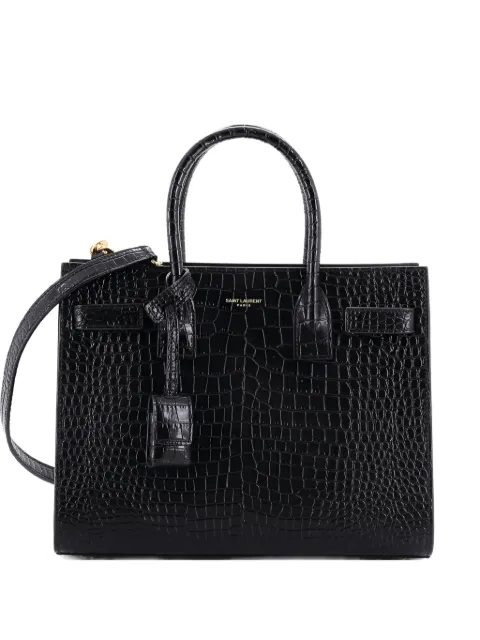 Saint Laurent Pre-Owned Sac de Jour NM Bag Crocodile Embossed Leather Baby tote bag
