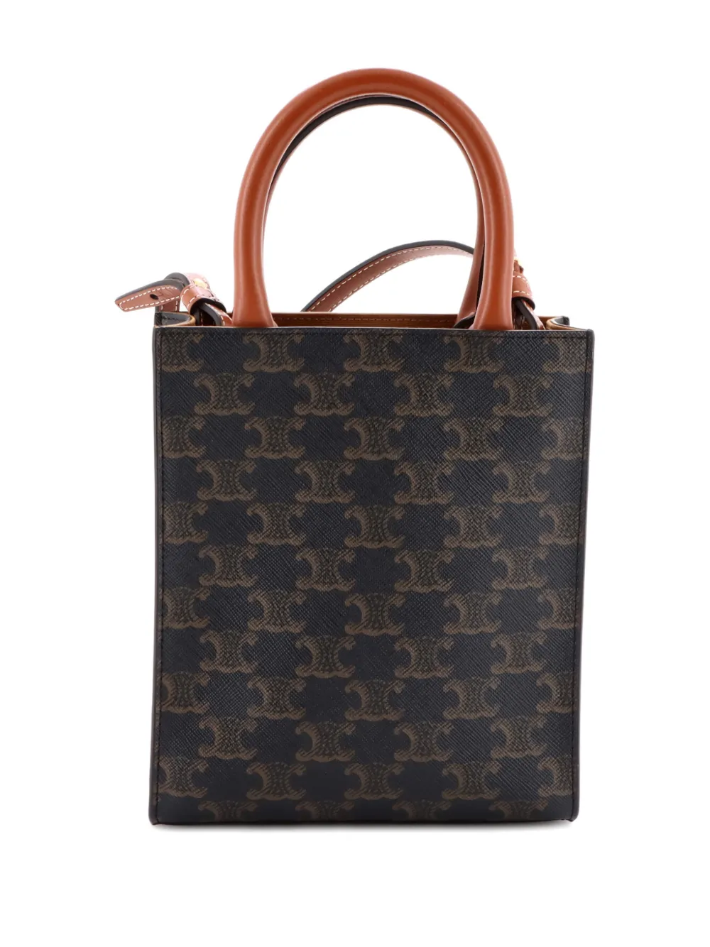 Celine Pre-Owned Vertical Cabas Tote Triomphe Coated Canvas Mini satchel | Estilos de archivo | Image 2