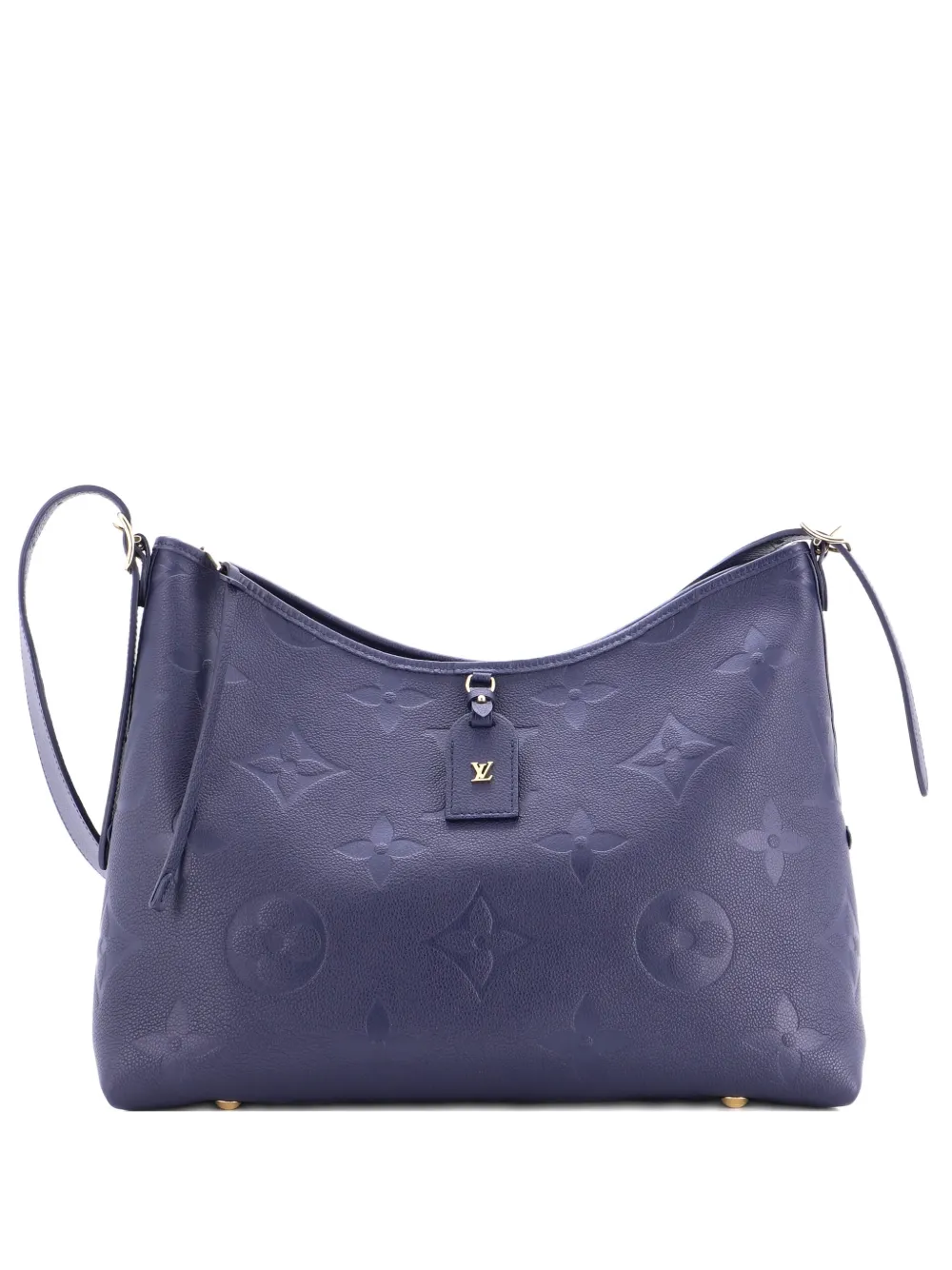 Louis Vuitton Pre-Owned CarryAll Monogram Empreinte Giant MM hobo bag - Blu