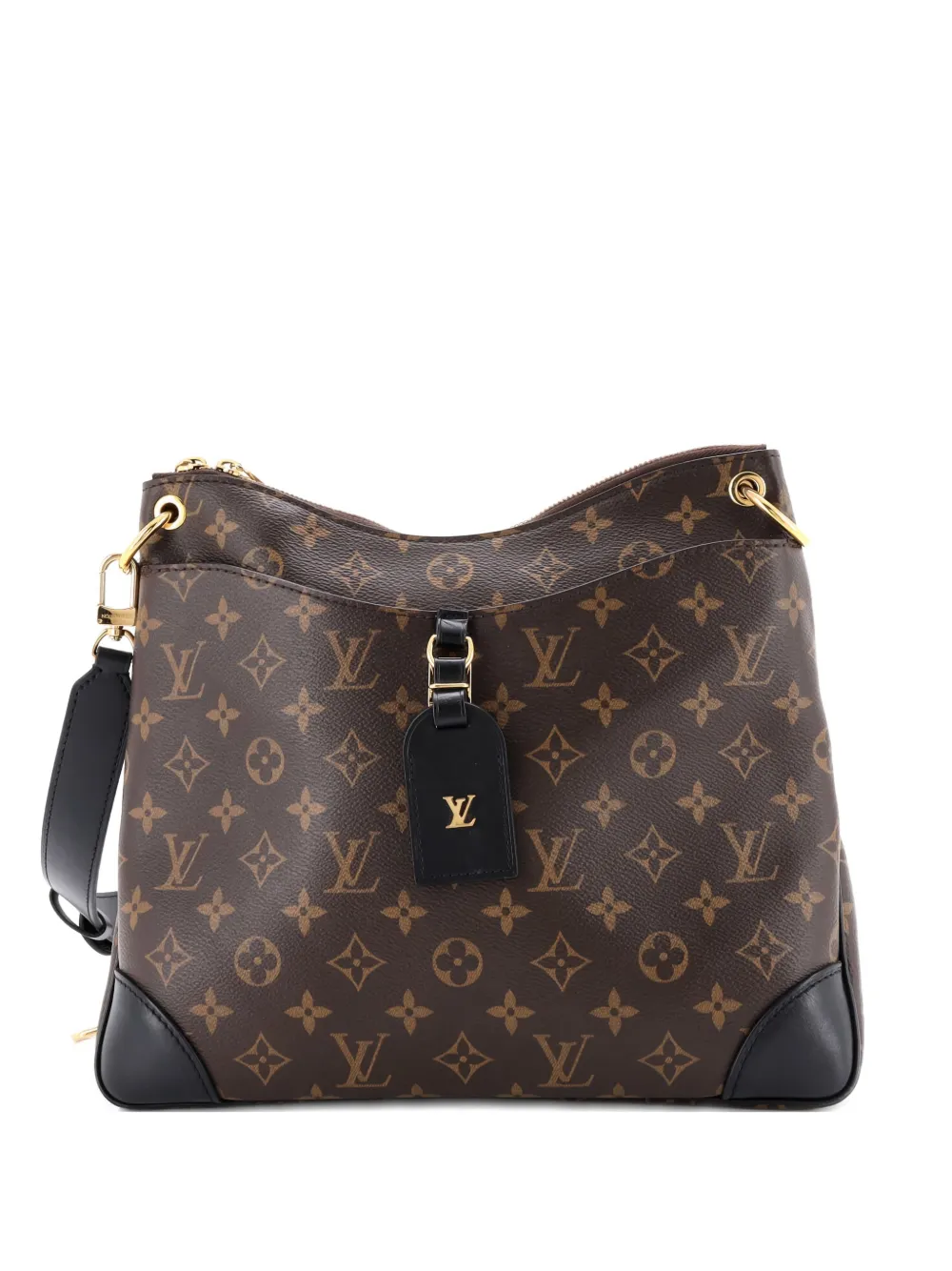 Louis Vuitton Pre-Owned Odeon NM Handbag Monogram Canvas MM crossbody bag - Marrone