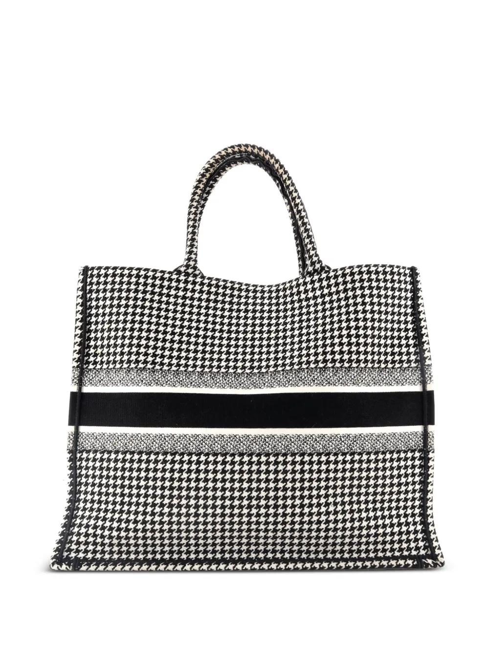 Christian Dior Pre-Owned Book Houndstooth Canvas Large tote bag | Estilos de archivo | Image 2