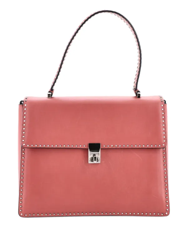 Valentino Garavani Pre-Owned ロックスタッズ サッチェルバッグ 
