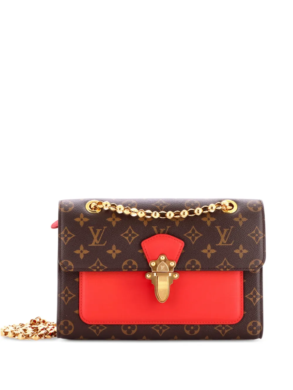Louis Vuitton Pre-Owned Victoire Handbag Monogram Canvas and Leather shoulder bag - Marrone