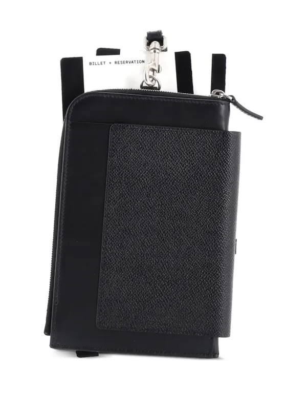 Balenciaga Pre-Owned Passport Phone Holder Printed Leather