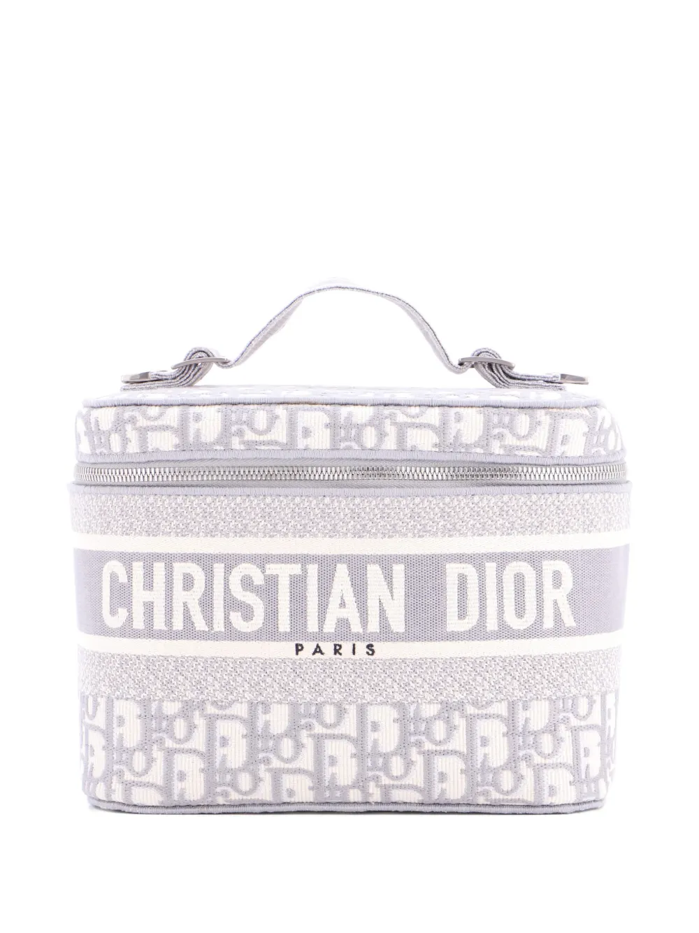 Christian Dior Pre-Owned DiorTravel Vanity Case Oblique Canvas pouch - Grigio