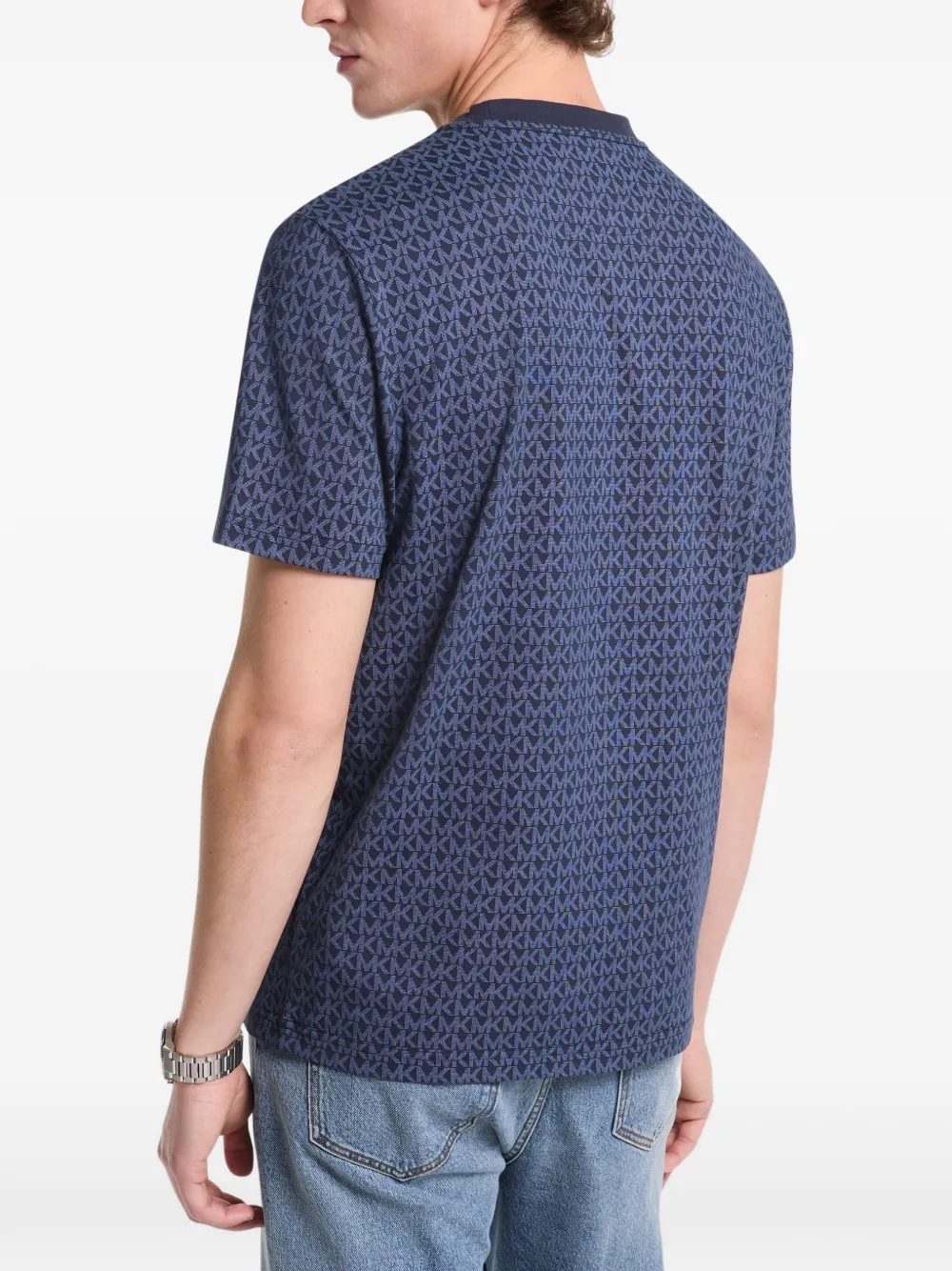 Michael Kors 로고 패턴 티셔츠 | 티셔츠