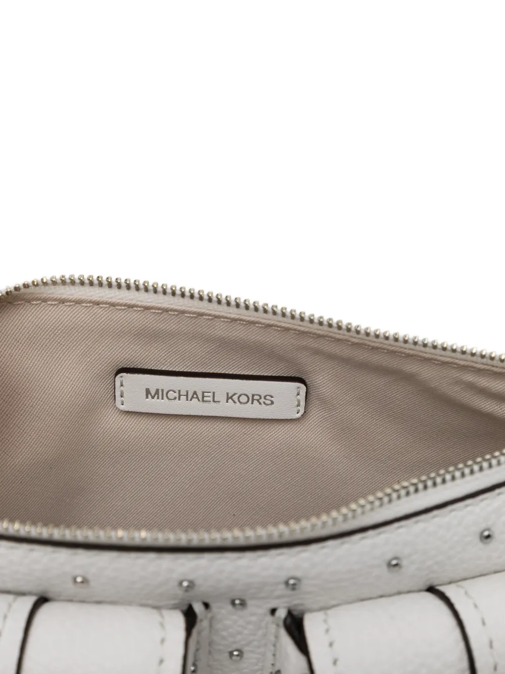 Michael Kors Zoe kleine schoudertas Beige