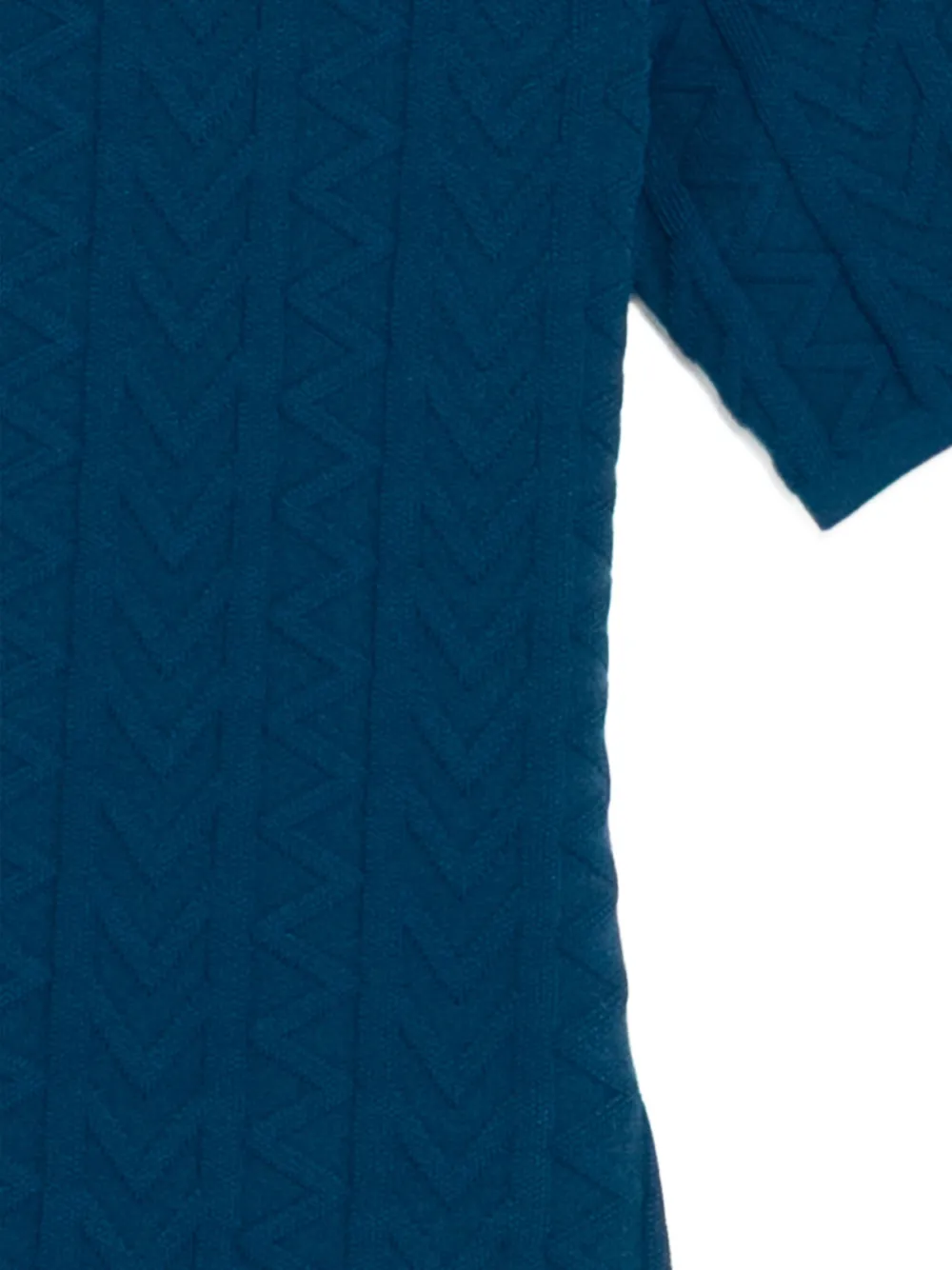 Michael Kors MK2000 mini-jurk met logo-reliëf Blauw