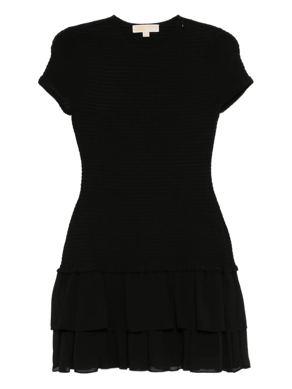 Michael Kors smocked mini dress - Black