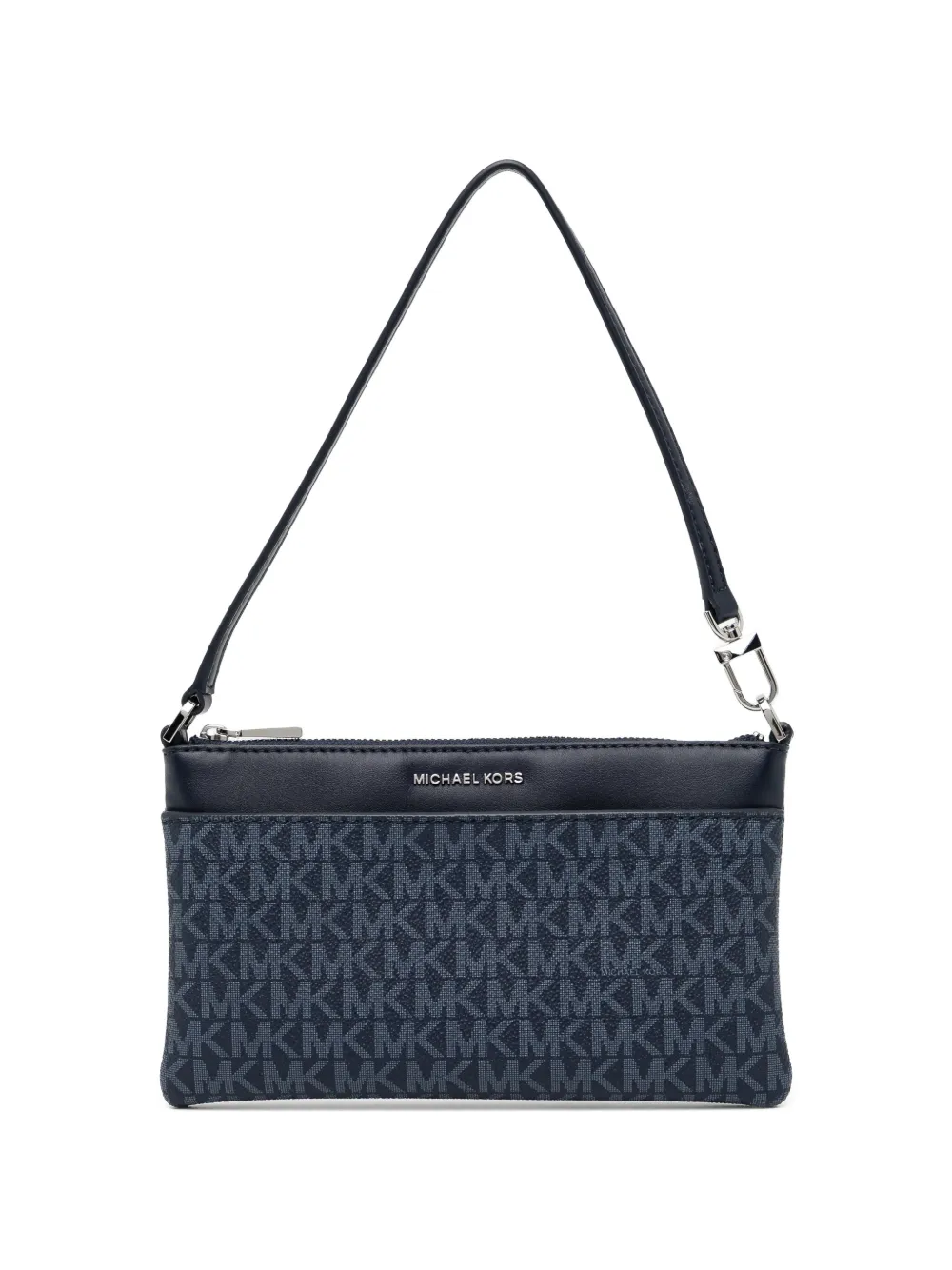 Michael Kors Jet Set Medium Signature Logo Convertible Wristlet - Blu