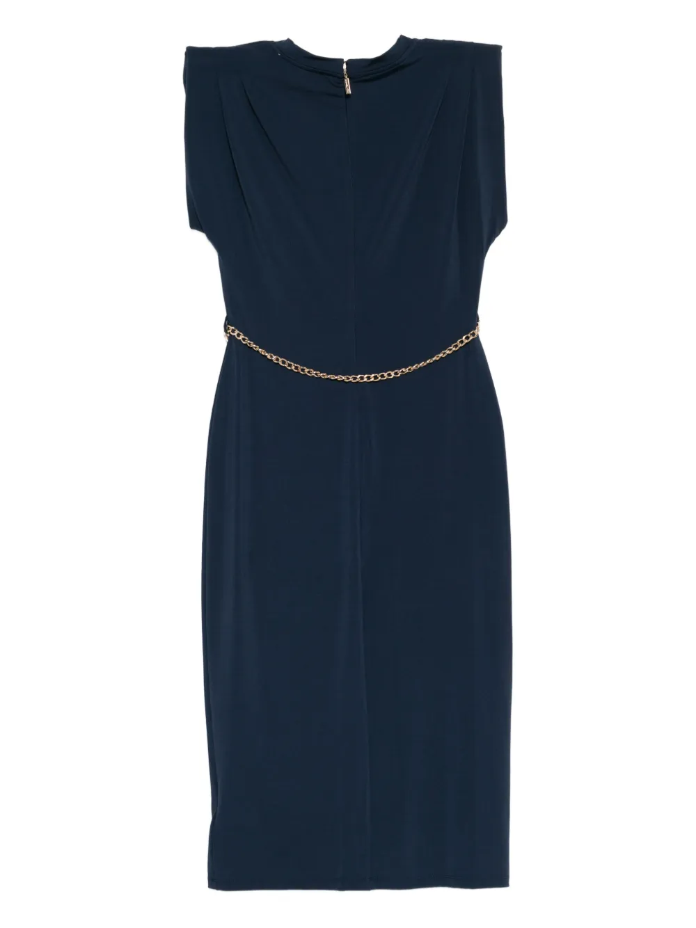 Michael Kors Midi-jurk met ceintuur - Blauw