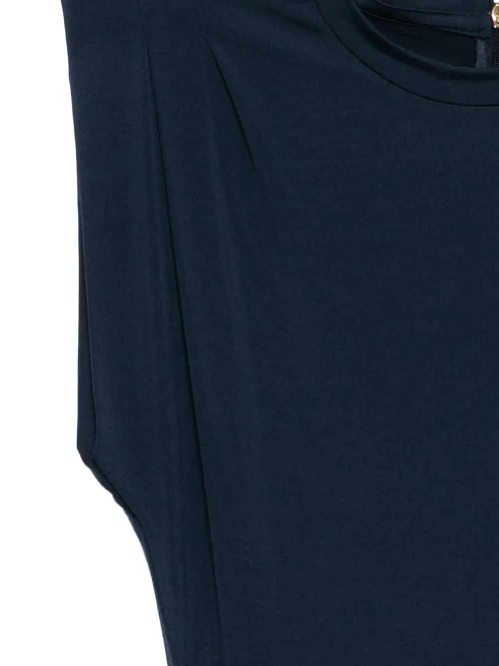 Michael Kors Midi-jurk met ceintuur Blauw
