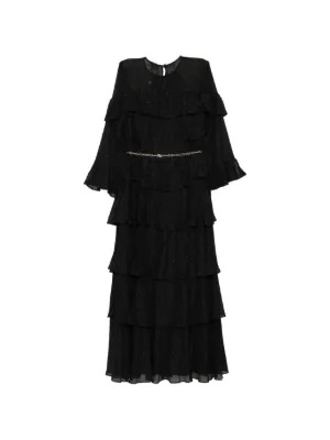 michael kors long evening dresses Michael Kors Collection Ruched Chiffon Gown – Bluefly main image 1