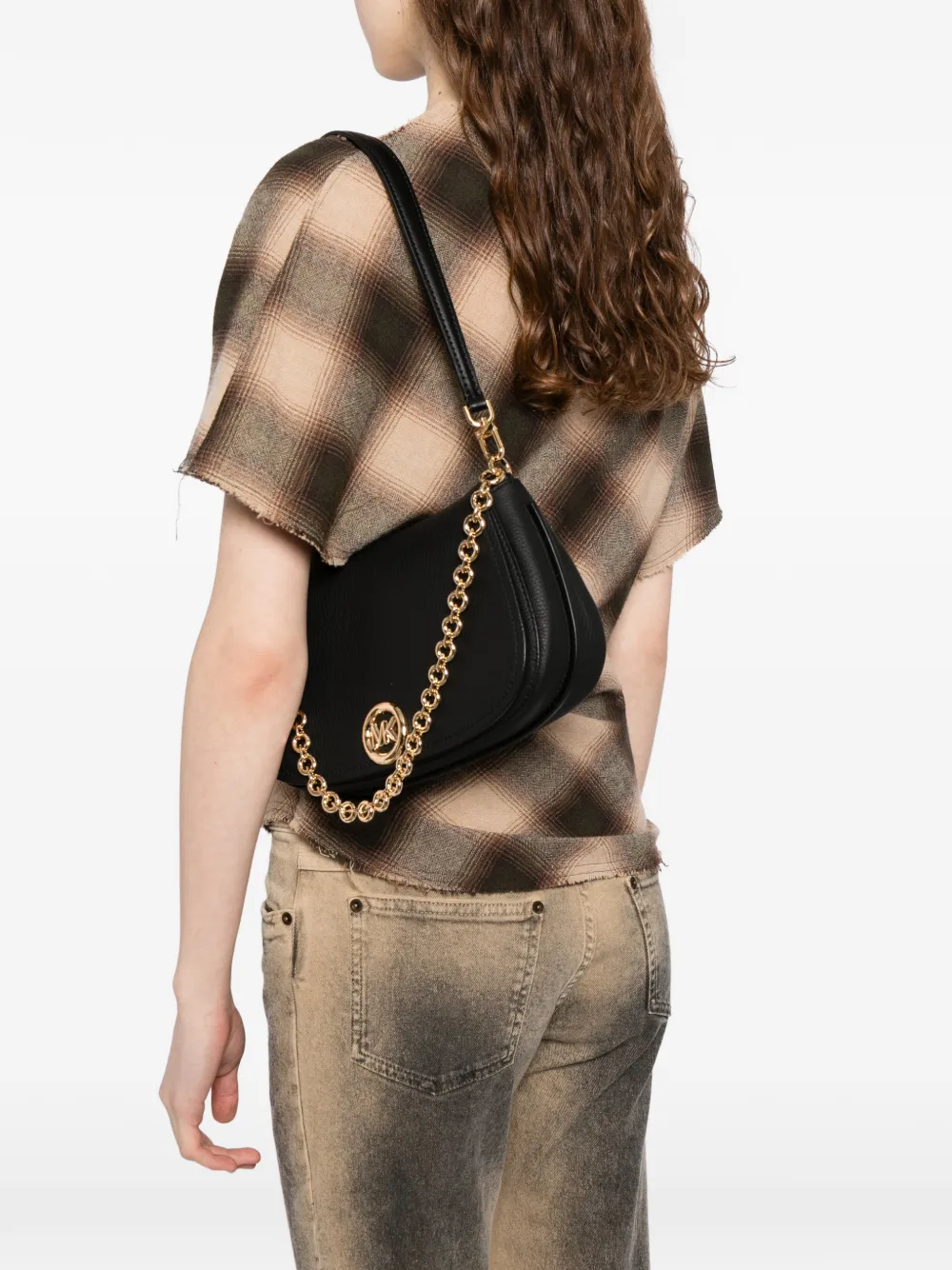 Michael Kors Nolita schoudertas - Zwart