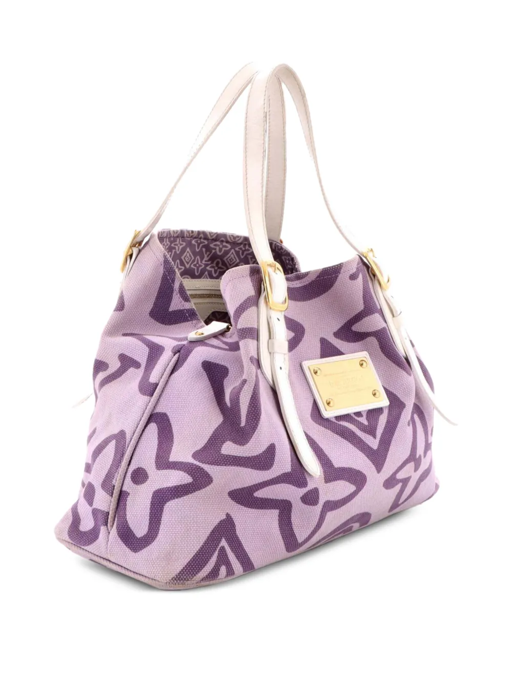 Louis Vuitton Pre-Owned Tahitienne Cabas Canvas PM tote bag | Purple | Image 1