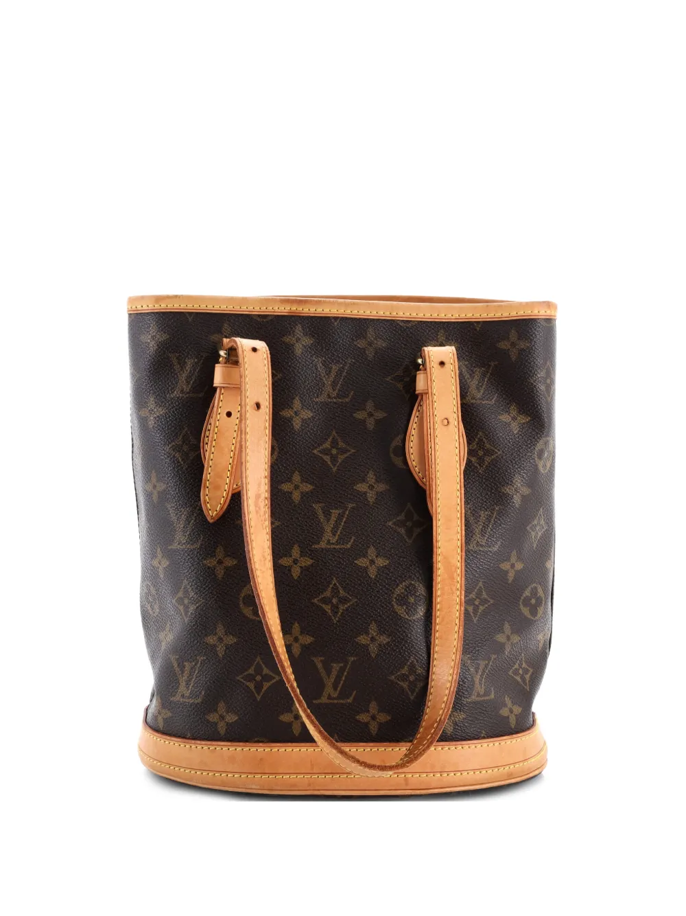 Louis Vuitton Pre-Owned Petit Monogram Canvas bucket bag - Marrone