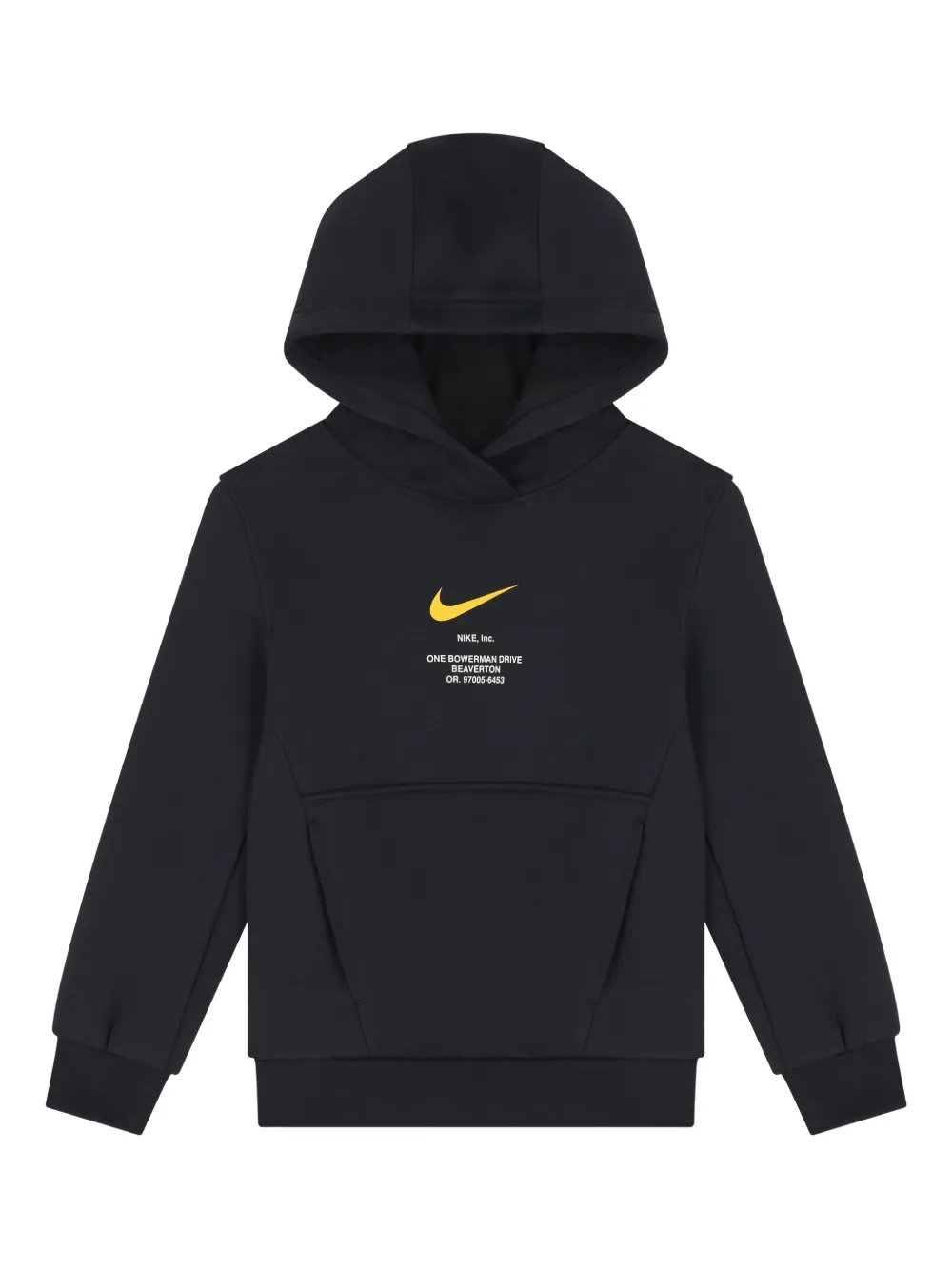 Nike Kids Hoodie met logo Zwart