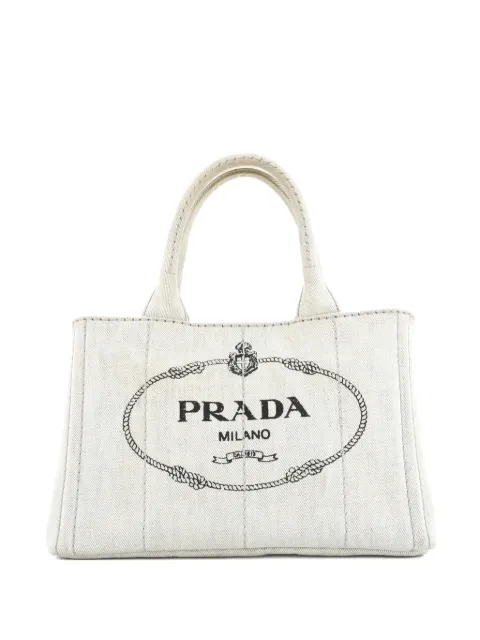 Prada Pre-Owned Canapa Convertible Denim Mini tote bag