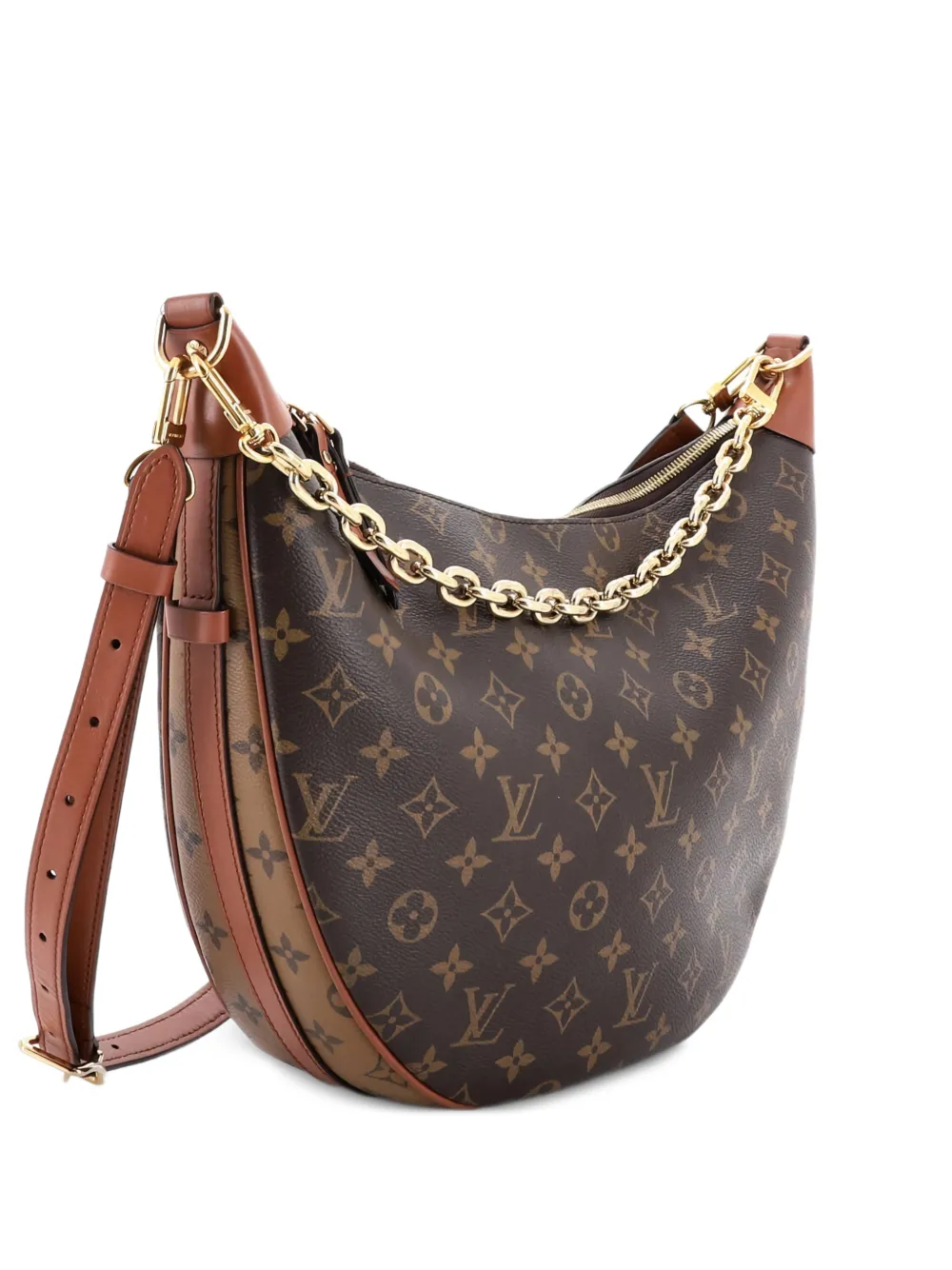 Louis Vuitton Pre-Owned Loop Reverse Monogram Canvas hobo bag - Marrone