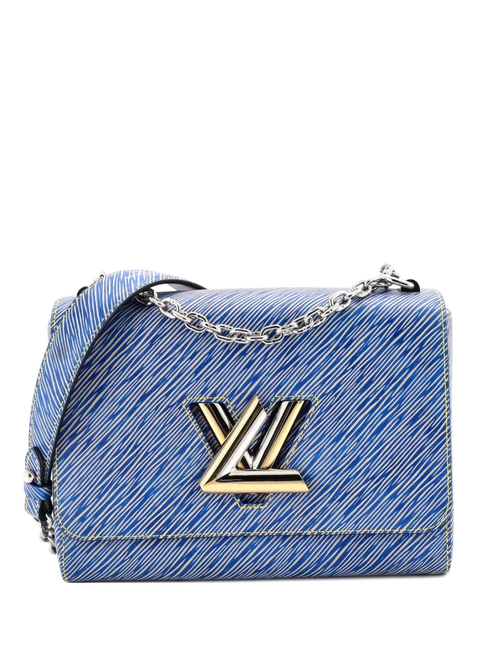 Louis Vuitton Pre-Owned Twist Handbag Epi Leather MM crossbody bag - Blu