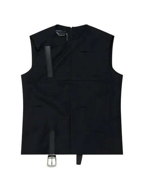 HODAKOVA belt-detail sleeveless top