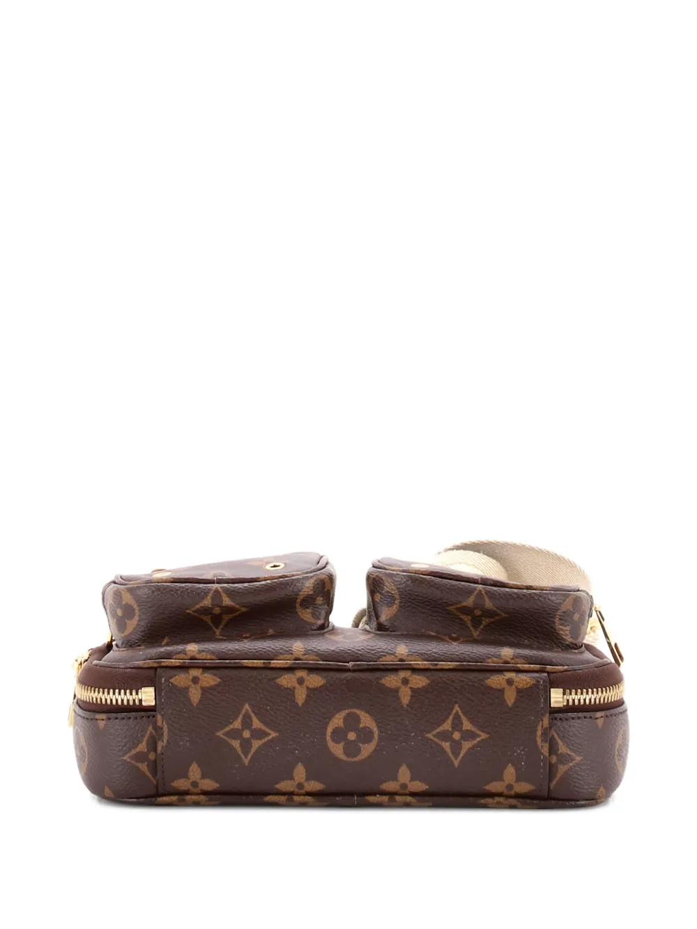 Pre-owned Louis Vuitton Utility Monogram Canvas Crossbody Bag In Brown
