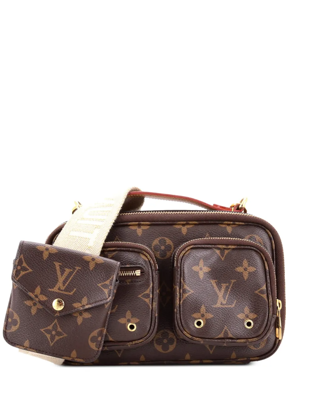 Louis Vuitton Pre-Owned Utility Monogram Canvas crossbody bag - Braun