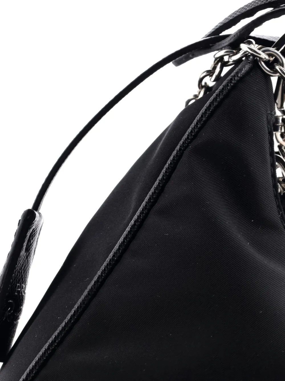 Pre-owned Prada Re-edition 2005 Shoulder Bag Tessuto Small Crossbody Bag In Black