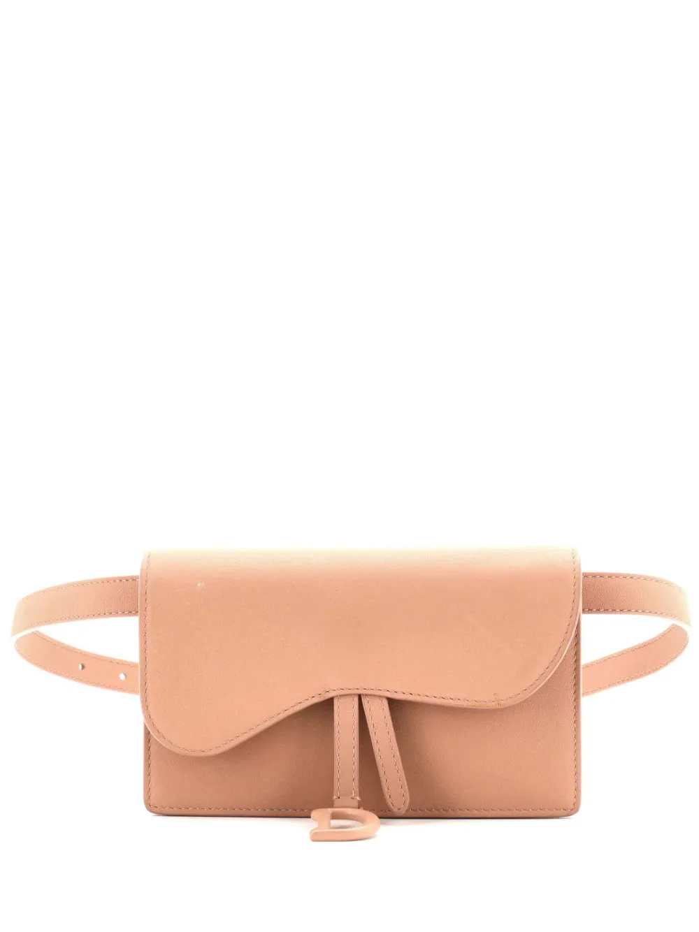 Christian Dior Pre-Owned Ultra Matte Saddle Rectangular Leather belt bag - Rosa