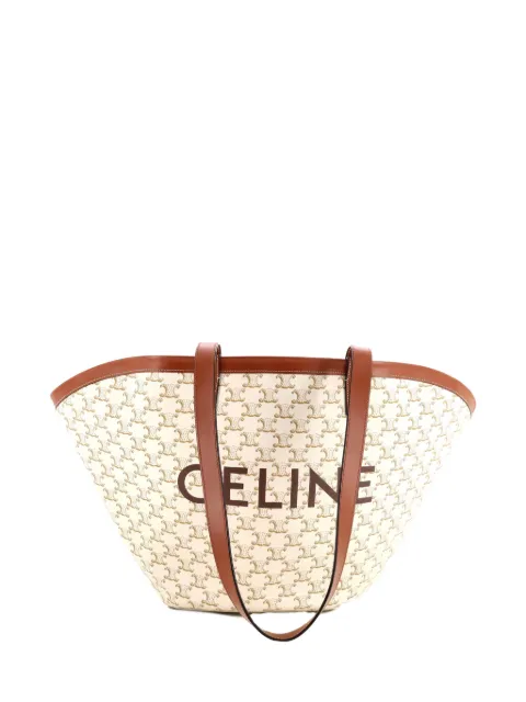 Celine Pre-Owned Couffin Bag Triomphe Coated Canvas Medium tote bag