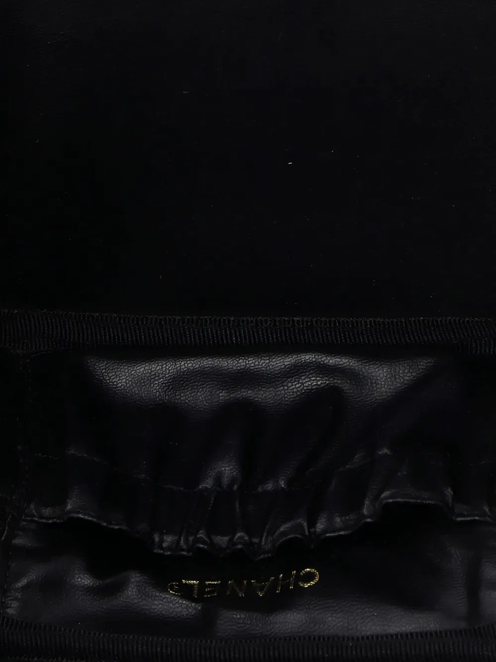 Pre-owned Chanel Timeless Vanity Case Caviar Mini Satchel In Black
