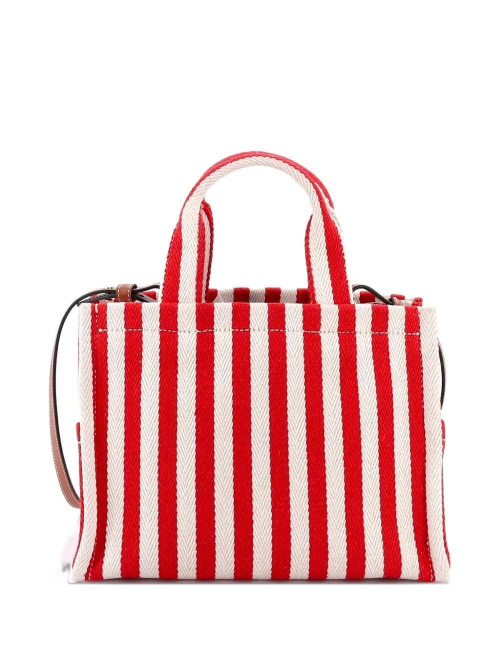 Celine Pre-Owned Cabas Thais Triomphe Striped Canvas Small tote bag | Pre-Owned | Image 2