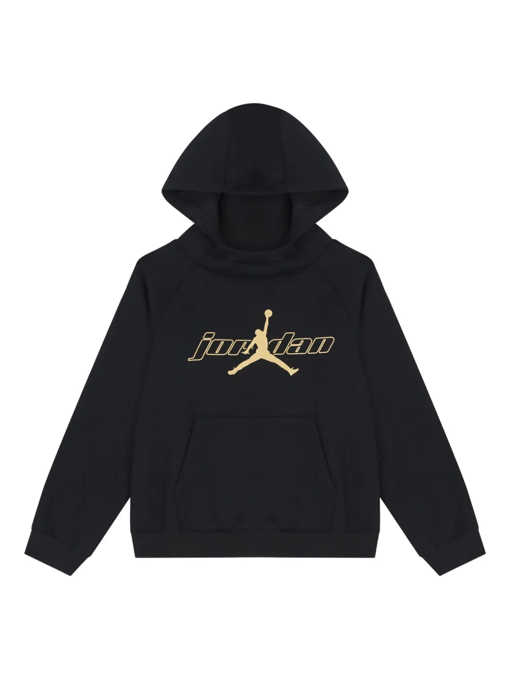 Jordan Kids Hoodie met logoprint Zwart