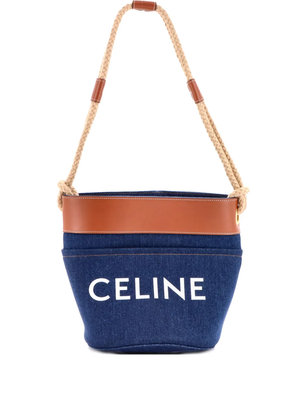 Celine Pre-Owned Rope Denim Small bucket bag | azul | Image 1