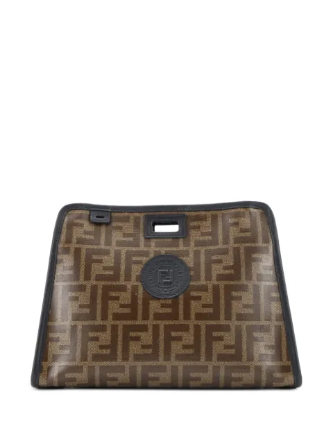 Fendi Pre-Owned Peekaboo Defender Zucca Coated Canvas Mini tote bag