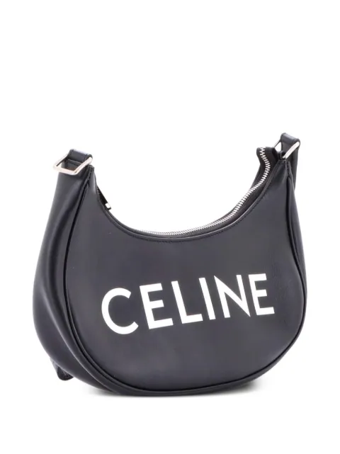 Celine Pre-Owned Ava Strap Bag Leather Medium hobo bag