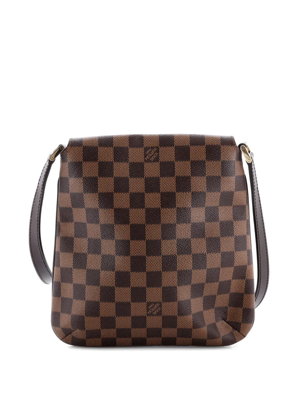 Pre-owned Louis Vuitton Musette Salsa Handbag Damier Crossbody Bag In Brown