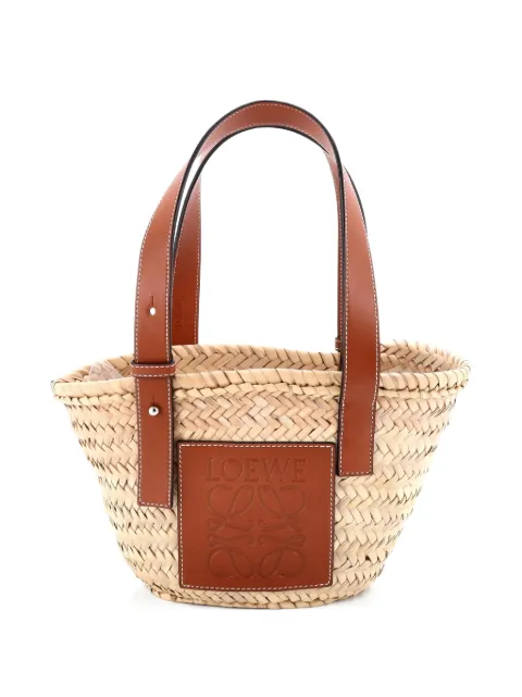 Loewe Pre-Owned Basket Raffia Small tote bag