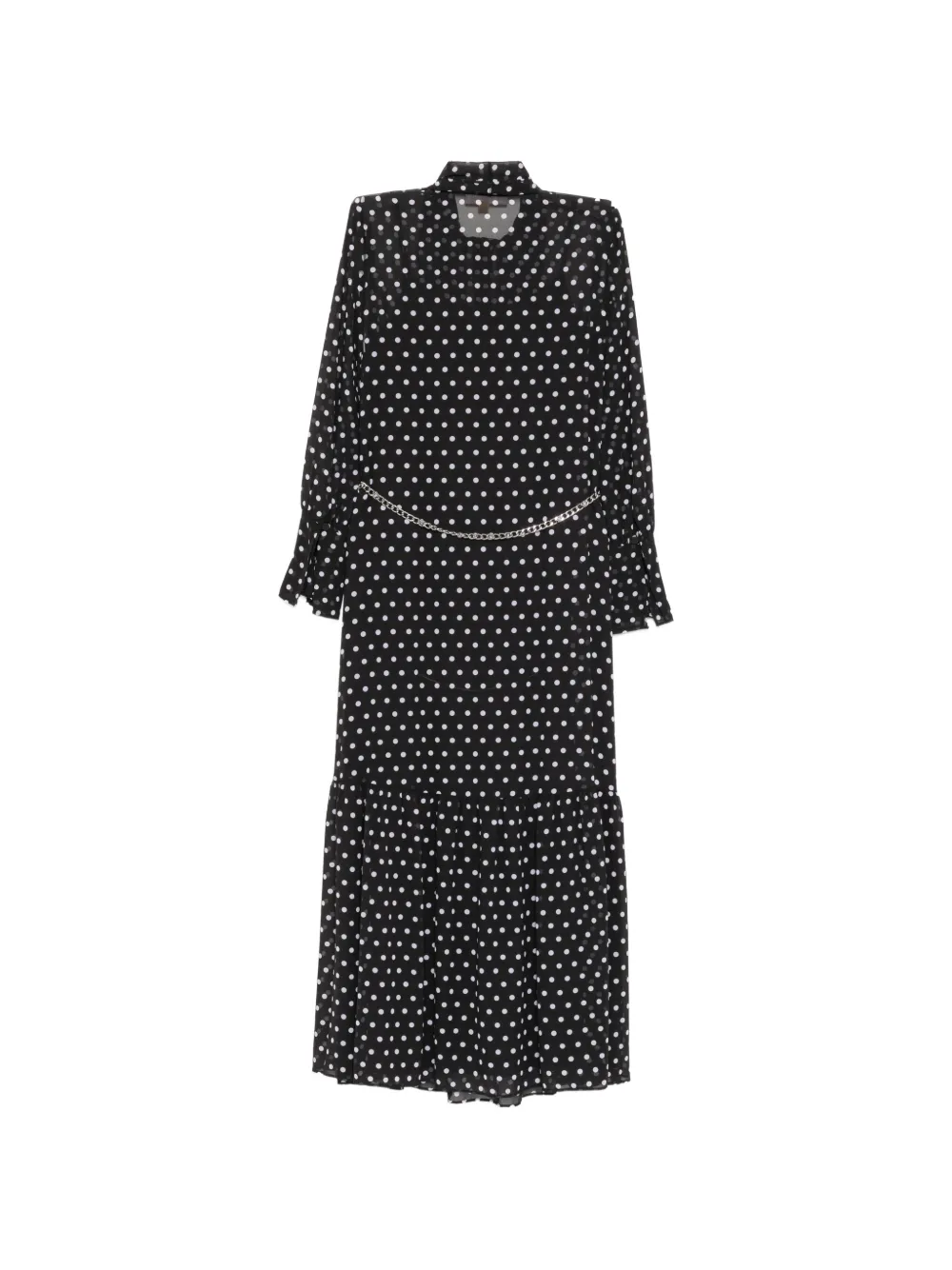 Michael Kors polka-dot Bow Maxi Dress | Black | FARFETCH