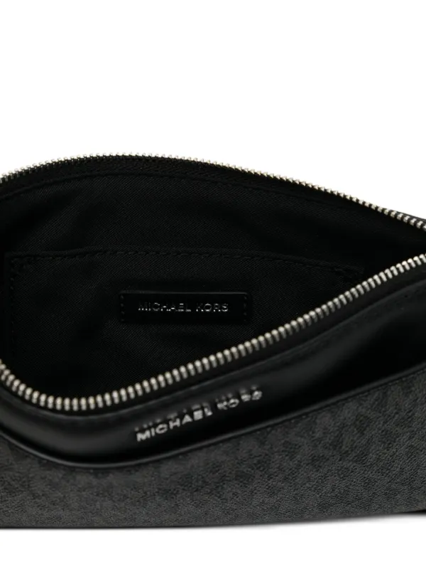 Michael Kors Jet Set Medium Signature Logo Convertible Wristlet