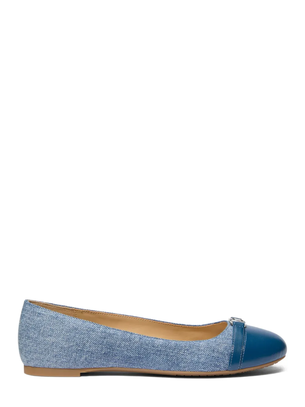Michael Kors Mandy denim ballet flats - Blu